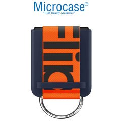 Microcase Samsung Galaxy Z Flip4 Parmak Tutuculu Kayış Askılı Plastik Kılıf - AL3153