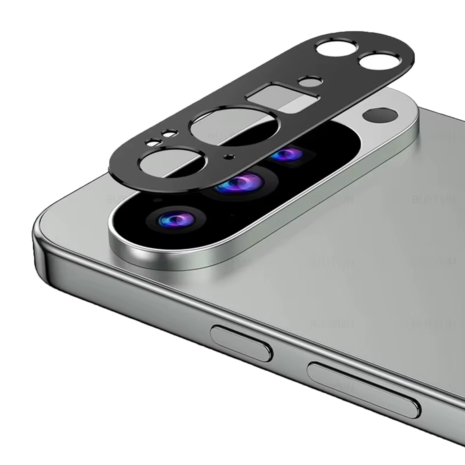 Microcase Google Pixel 10 Pro XL Uyumlu Kamera Lens Koruma Halkası - Kapalı Tasarım -Siyah AL3401
