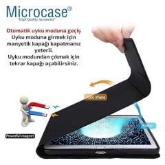 Microcase Samsung Galaxy Tab A7 SM-T500 10.4 inch ile uyumlu Tablet Bluetooth Klavyeli Standlı Kılıf - BKK4