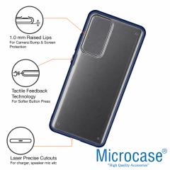 Microcase OnePlus 15R / ACE 6 Luna Serisi Köşe Korumalı Sert Rubber Kılıf - AL3422 Siyah