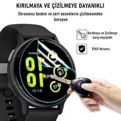 Microcase Xiaomi Watch 5 Active ile uyumlu TPU Ekran Koruma Filmi - EKM109