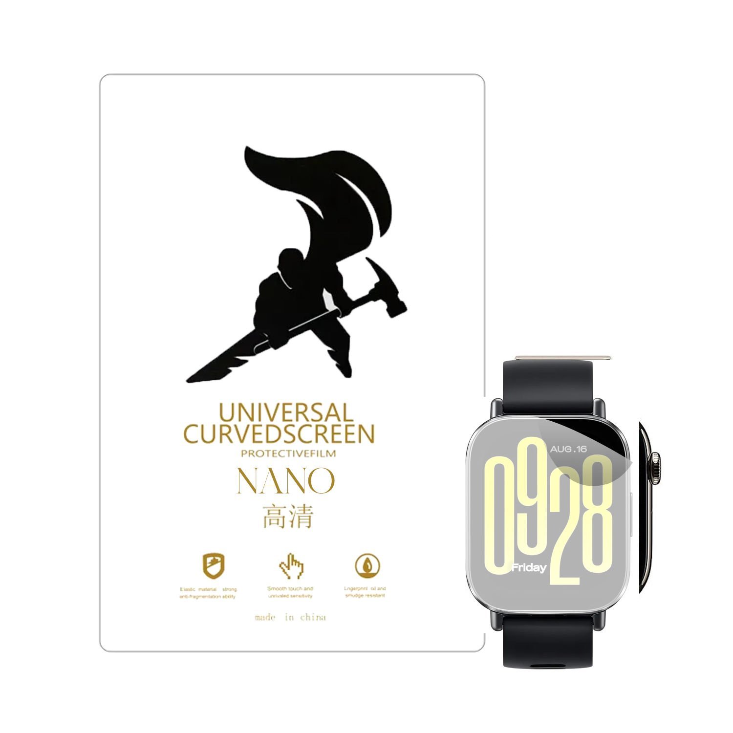 Microcase Xiaomi Watch 5 Active ile uyumlu TPU Ekran Koruma Filmi - EKM109
