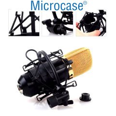 Microcase Yayın Stüdyo için Mikrofon Tutucu Plastik Shock Mount  - AL4725