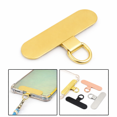 Microcase Telefon İp Askılıklar için Paslanmaz Çelik Tutacak Bağlantı Parçası Gold -AL4832 1 Adet