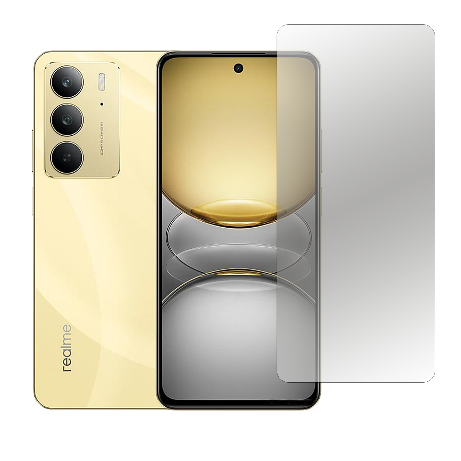Microcase Realme C75 Tempered Cam Ekran Koruyucu - AL3269
