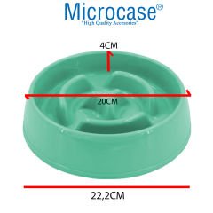 Microcase Evcil Hayvan Az Ve Yavaş Mama Yeme Kabı Küçük Boy 775ml-AL4081