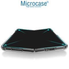 Microcase Samsung Galaxy Z Fold4 Sert Kristal Kapak Kılıf - Şeffaf AL3155