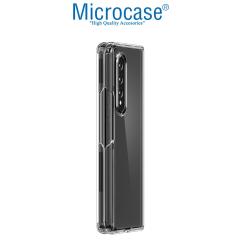 Microcase Samsung Galaxy Z Fold4 Sert Kristal Kapak Kılıf - Şeffaf AL3155