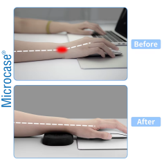 Microcase Ortopedik Klavye Bilek Destek Kaydırmaz Taban Ergonomik Klavye Önü Bilek Destek Pedi 2 Adet - AL5375