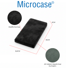 Microcase Ortopedik Mouse Bilek Destek - Kaydırmaz Taban Ergonomik Mouse Önü Bilek Destek Pedi 2 Adet- AL5376