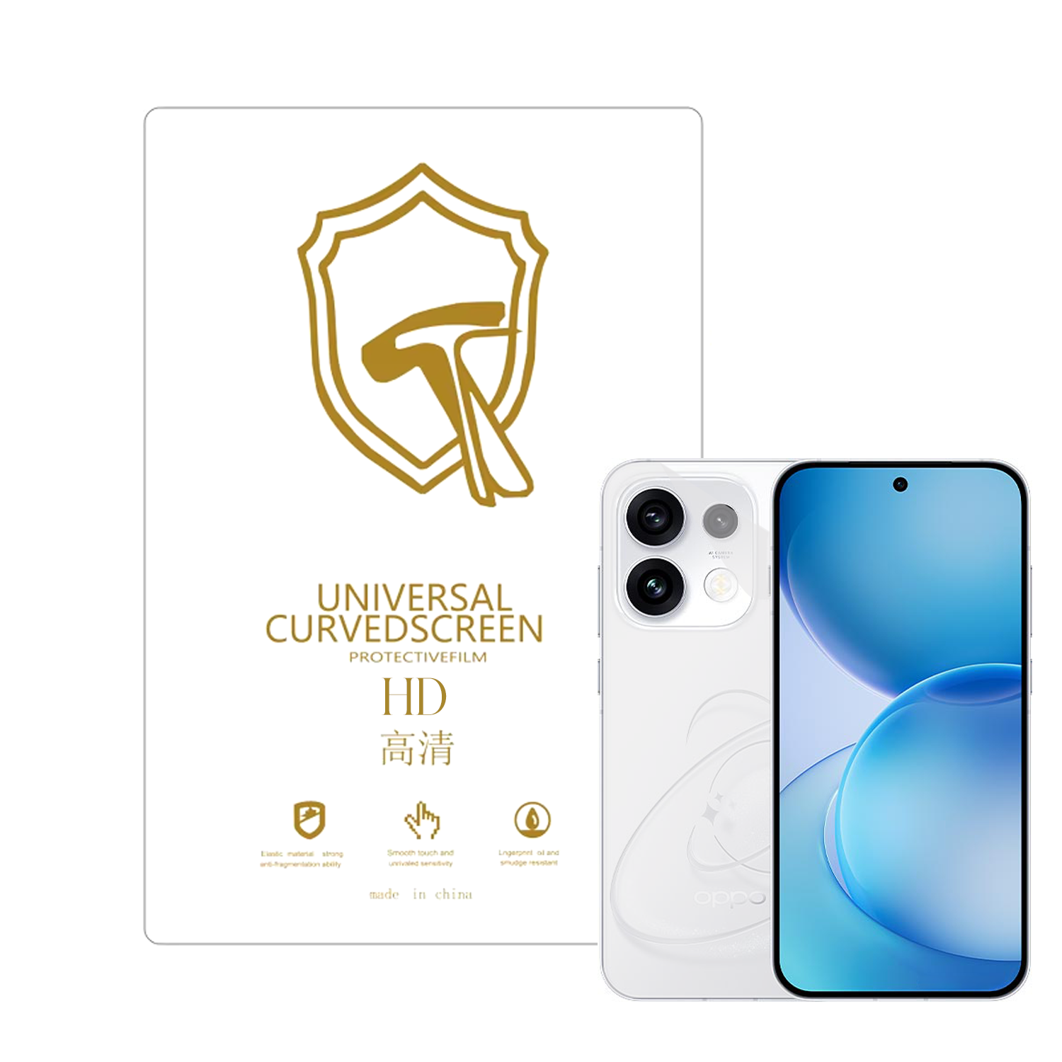 Microcase Oppo Reno 16 Pro ile Uyumlu Full Tpu Nano Arka Ekran Koruma Filmi - EKM102
