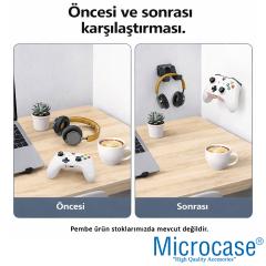 Microcase PS5 ve Oyun Kolları İçin Masaya Monte Tutucu Stand Holder AL5442