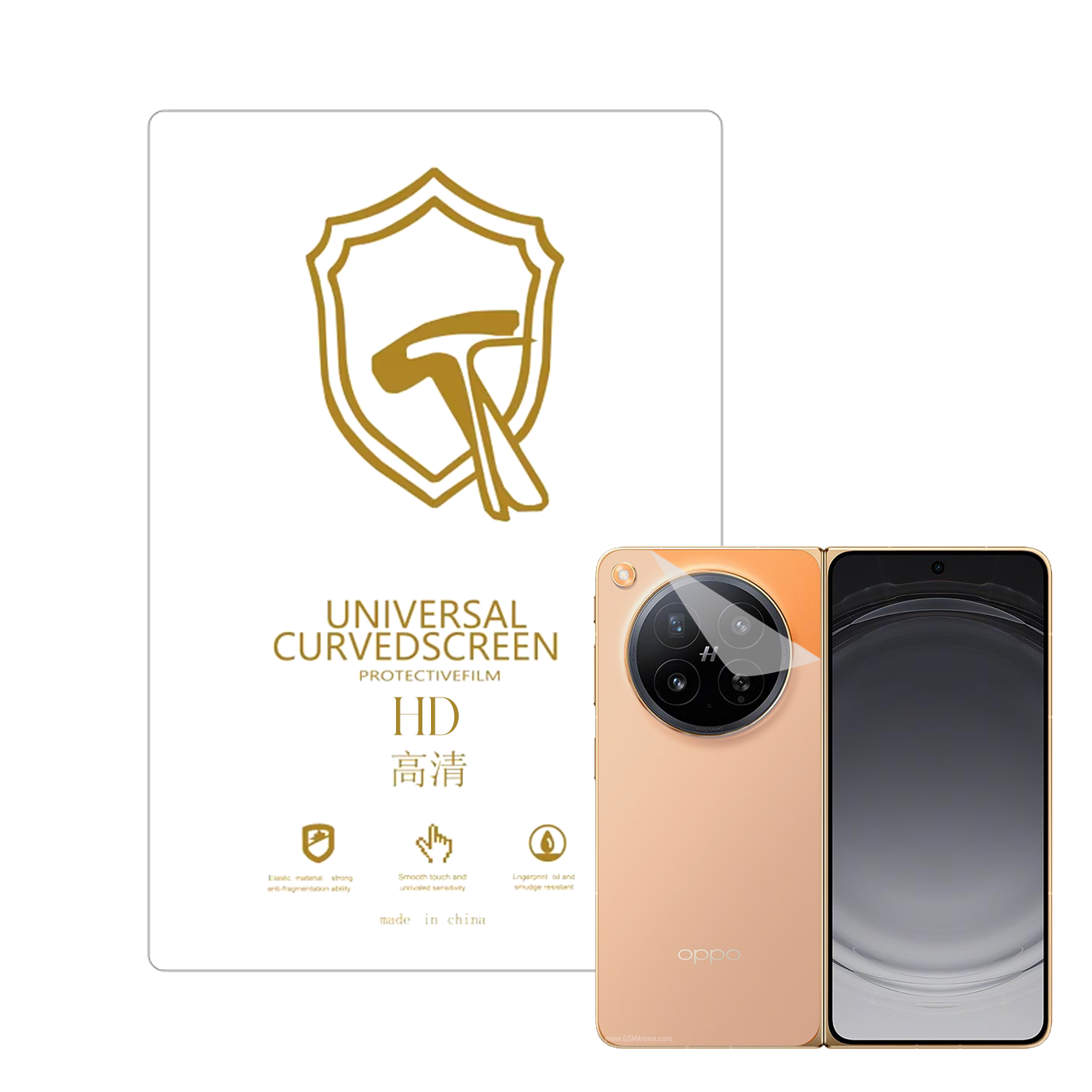Microcase Oppo Find N6 ile Uyumlu Full Tpu Nano Arka Ekran Koruma Filmi - EKM102