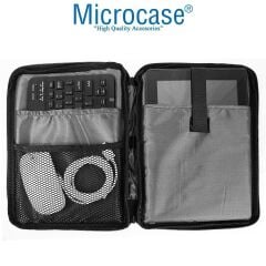 Microcase Lenovo Tab One 8.7 inch Tablet ile Uyumlu Toucpad Bluetooth Klavye + Tablet Standı - Siyah AL5183