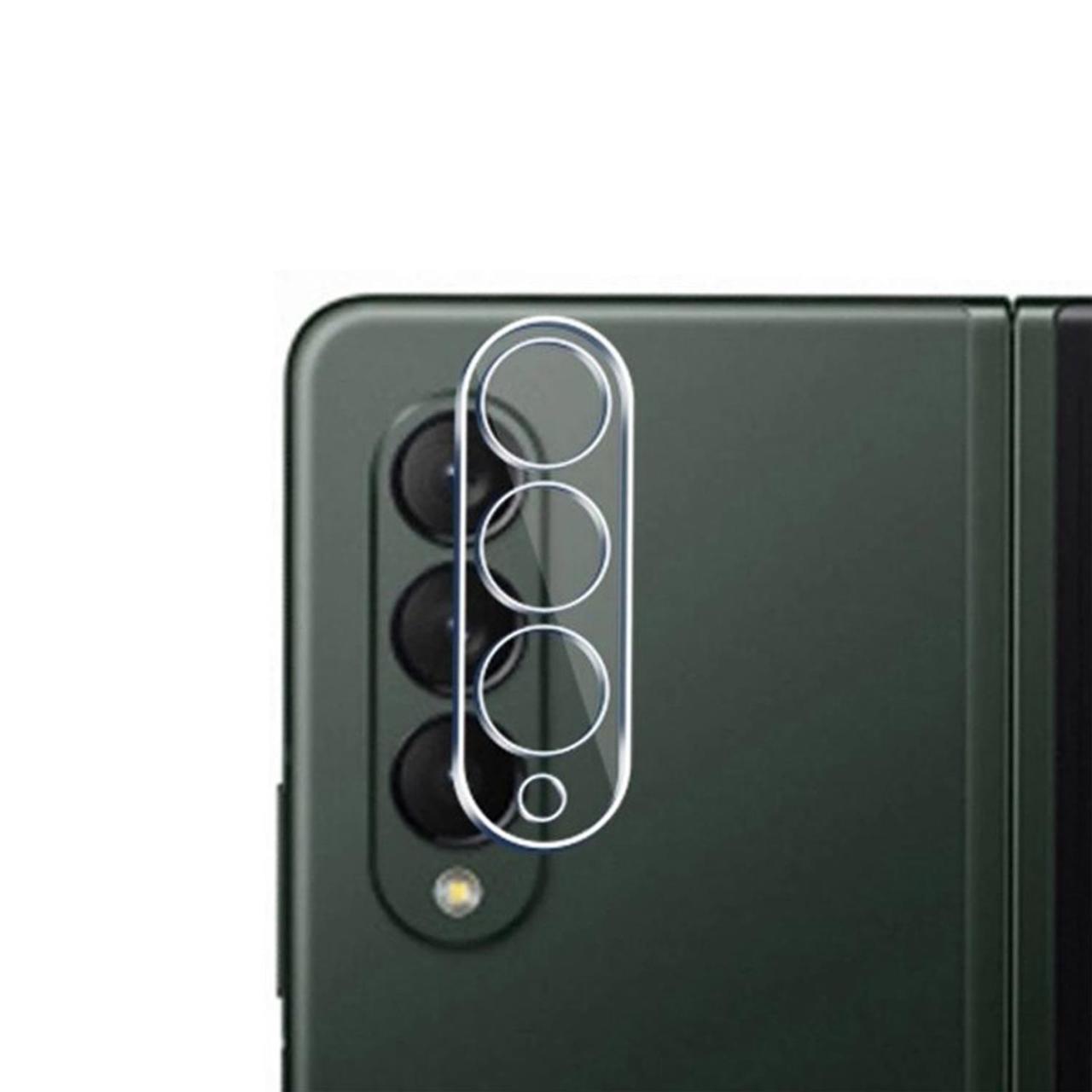 Microcase Samsung Galaxy Z Fold 3 Kamera Camı Lens Koruyucu Tempered Glass