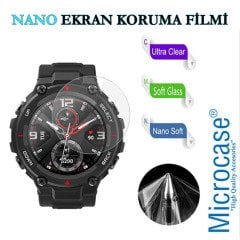 Microcase Xiaomi Amazfit T-Rex Watch Nano Esnek Ekran Koruma Filmi