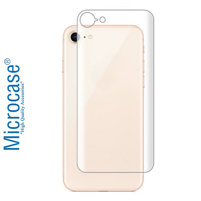 Microcase iPhone 7 Full Arka Kaplama TPU Soft Koruma Filmi