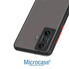 Microcase Xiaomi Redmi K50 Gaming London Serisi Darbeye Dayanıklı Kılıf - Buzlu Siyah