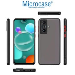 Microcase Xiaomi Redmi K50 Gaming London Serisi Darbeye Dayanıklı Kılıf - Buzlu Siyah