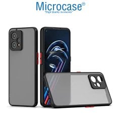 Microcase Oneplus Nord CE 2 Lite 5G London Serisi Darbeye Dayanıklı Kılıf - Buzlu Siyah