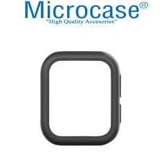 Microcase Oppo Watch 41 mm Önü Açık Tasarım Silikon Kılıf - Siyah