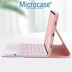 Microcase Huawei Matepad SE 11 2024 Tablet için Bluetooth Touchpad Klavye + Standlı Kılıf - BKK5