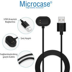 Microcase Realme Band 2 Manyetik Şarj Kablosu 100 cm Siyah - AL3127