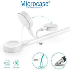Microcase Huawei Watch GT Cyber için 2in1 SET Manyetik Şarj Aygıtlı Silikon Şarj Standı - AL3555