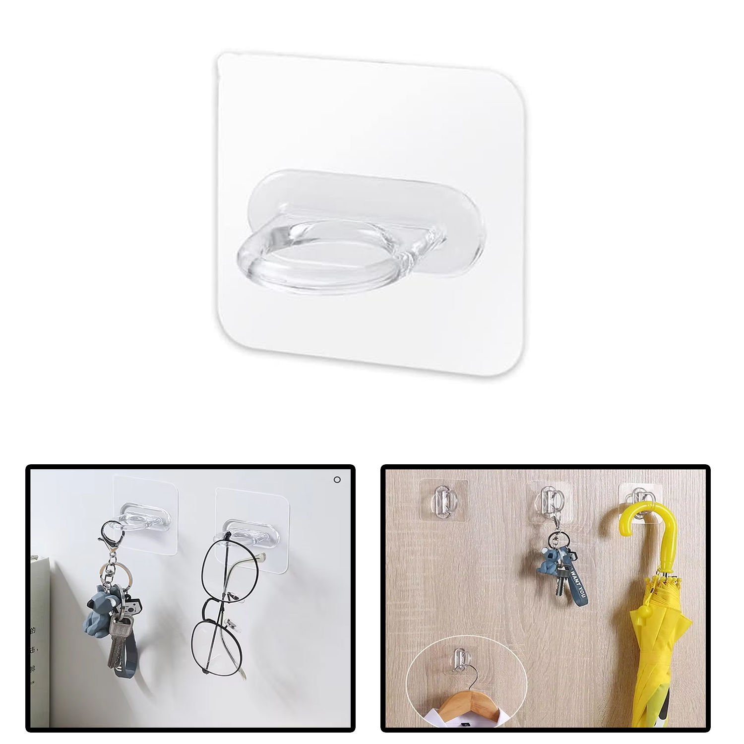 Microcase Yapışkanlı  Yüzük Stili Eşya Tutucu Banyo ,Mutfak vb. Ürün Askılığı -AL4759 1 Adet