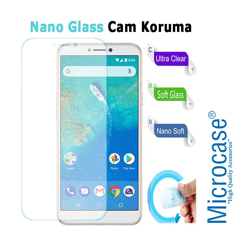General Mobile GM 8 GO Nano Glass Cam Ekran Koruma
