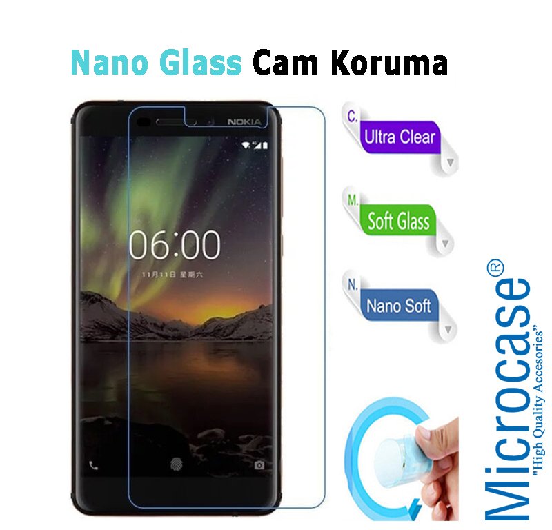 Nokia 6 2018 Nano Glass Cam Ekran Koruma
