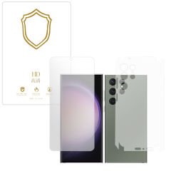 Microcase Samsung Galaxy S23 Ultra  ile Uyumlu Full Tpu Ön Arka ve Yan 360 Nano Koruma- EKM116