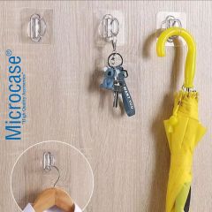 Microcase Yapışkanlı  Yüzük Stili Eşya Tutucu Banyo ,Mutfak vb. Ürün Askılığı -AL4759 4 Adet