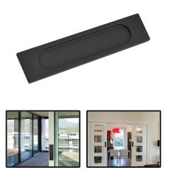 Microcase Metal Sürgülü Kapı Çekmece Pencere  Sineklik  vb. için  Yapışkanlı  Kol Tutacağı -AL4758