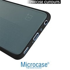 Microcase Oneplus 10R London Serisi Darbeye Dayanıklı Kılıf - Buzlu Siyah