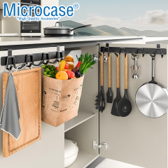 Microcase Kapı Arkası Çok Amaçlı Elbise Çanta Vb Metal Eşya Askılığı AL5446