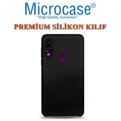 Xiaomi Redmi Note 7 Premium Mat Silikon Kılıf + Tam Kaplayan Cam