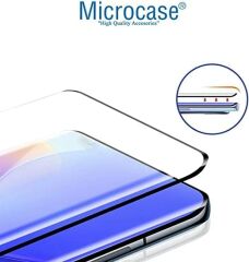 Microcase OnePlus Ace 2/OnePlus 11R Tam Kaplayan Çerçeveli Tempered Ekran Koruyucu - Siyah AL3276