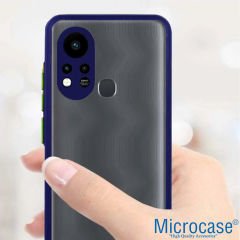 Microcase İnfinix Hot 11S London Serisi Darbeye Dayanıklı Kılıf - AL3415 Mavi