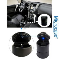 Microcase Oto Araç İçi Led Işıklı Kapaklı Küllük - AL4879