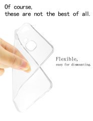 Samsung Galaxy C7 0,2 mm Ultra İnce Silikon Kılıf + Tempered Glas