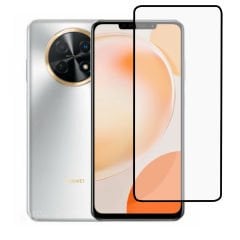 Microcase Huawei Nova Y91 Tam Kaplayan Çerçeveli Tempered Ekran Koruyucu - Siyah AL3276