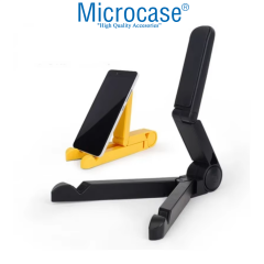 Microcase Lenovo Tab One 8.7 inch Tablet ile Uyumlu Toucpad Bluetooth Klavye + Tablet Standı - Pembe AL5194