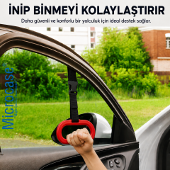 Microcase Çok Amaçlı Uzunluk Ayarlanabilir Otobüs Oto Araç Yaşlı Çocuk VB için El Tutacağı Destek 2 Adet AL5606