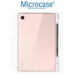 Microcase Samsung Tab A8 X200 10.5 2021 Kalem Koymalı Silikon Kılıf -Şeffaf