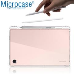 Microcase Samsung Tab A8 X200 10.5 2021 Kalem Koymalı Silikon Kılıf -Şeffaf