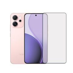 Microcase Oppo Reno 14F Tam Kaplayan Çerçeveli Tempered Ekran Koruyucu -AL3276