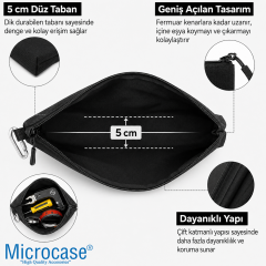 Microcase Çok Amaçlı Mini Hırdavat Çantası Vida Pense Bant Kontrol Kalemi Tornavida VB için Çanta 20X12X3 CM AL5635