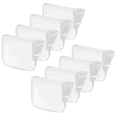 Microcase Sert Plastik Buzdolabı Bölüm Düzenleyici Ayracı Buzdolabı Organizatörü-AL5272 8 Adet