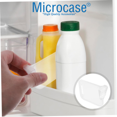Microcase Sert Plastik Buzdolabı Bölüm Düzenleyici Ayracı Buzdolabı Organizatörü-AL5272 8 Adet